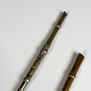 Tres bombillas de plata criolla (con averías) - imagen 3