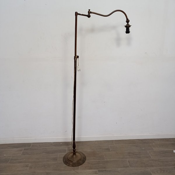 Lámpara de Pie Articulada en Bronce para Lectura - imagen 1