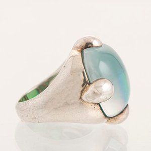 Anillo Pomellato Modelo 67 de Plata 925 con Cuarzo y Ágata Verde - imagen 2