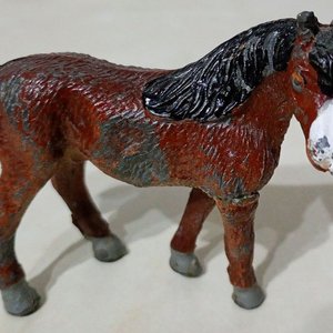 Lote anterior: Caballo de Hierro Colado Antiguo Pintado a Mano - Juguete Vintage