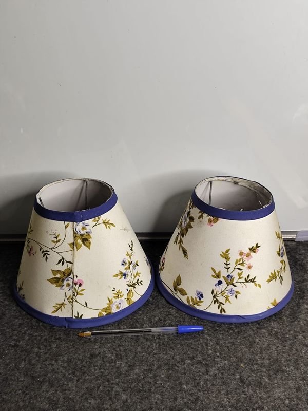 Juego de 4 Pantallas para Lámpara con Diseño Floral - imagen 1