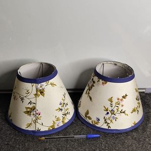 Juego de 4 Pantallas para Lámpara con Diseño Floral - imagen 1