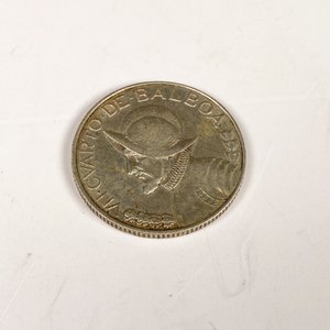 Moneda de Plata de Un Cuarto de Balboa de Panamá - 1947 - imagen 2