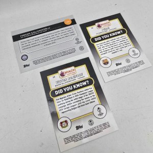 Tarjetas de Fútbol Topps y Merlin: Victor Boniface, Hakan Çalhanoğlu, Pedri - imagen 3