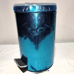 Papelera de Acero Inoxidable con Tapa Batiente y Cubo Interior, 12 Litros - imagen 4