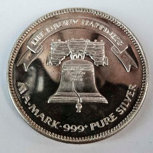 Moneda de Plata 1 Oz "Campana de la Libertad" USA 1983 - imagen 2