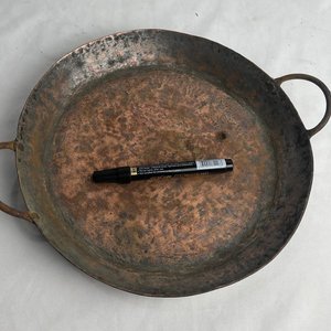 Lote anterior: Paellera Antigua de Cobre con Baño Desgastado