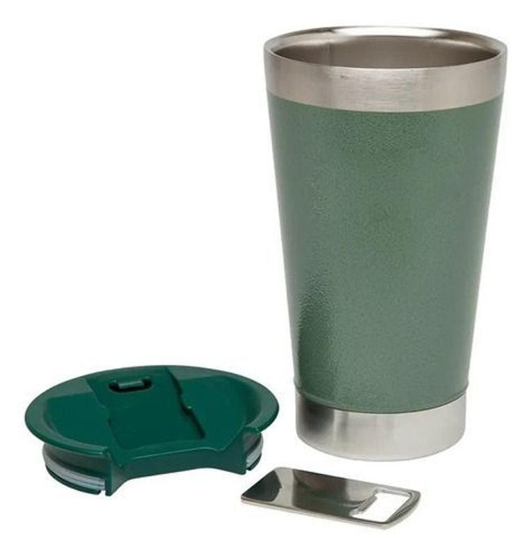 Vaso de cerveza con destapador y características únicas - imagen 1