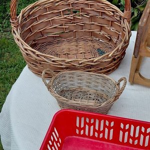 Lote de Canastos, Porta Botellas y Cesta Roja - imagen 3