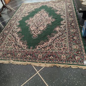 Alfombra Estilo Persa Verde para Living - imagen 2
