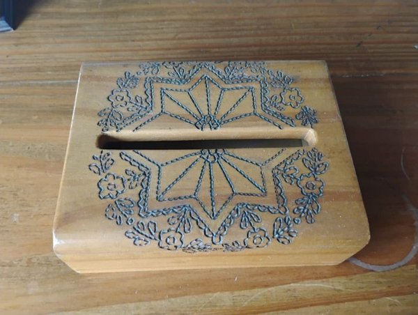 Servilleteros y Joyero de Madera - imagen 1