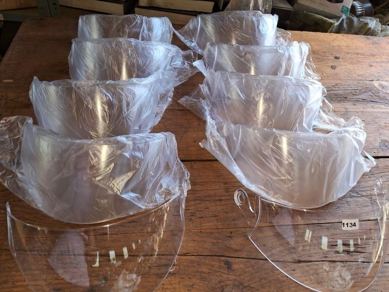 Lotes de viseras de casco de moto acrílicas transparentes - imagen 4