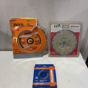 Lote siguiente: Lote de Discos de Corte Diamantados Inco y Würth