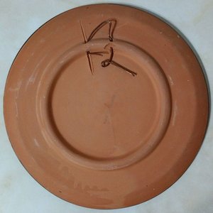 Plato de Cerámica Griega Antigua: Simposio de Hades y Perséfone - imagen 3