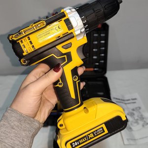 Taladro Recargable DUNDI 24V con 2 Baterías de Litio y Accesorios - imagen 4