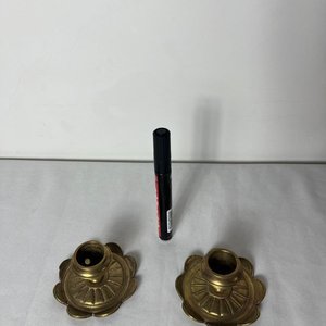 Par de Veladores de Bronce Macizo - imagen 5