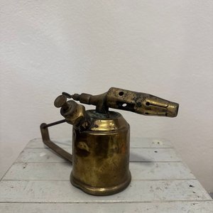 Soplete Antiguo de Bronce para Soldar - imagen 2