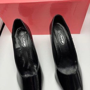 Zapatos de Salón Negros para Mujer, Punta Fina y Taco Alto - imagen 2