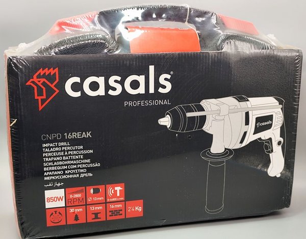 Taladro Percutor Casals CNPD 16REAK Profesional 850W 13mm Mandril Metálico - imagen 1