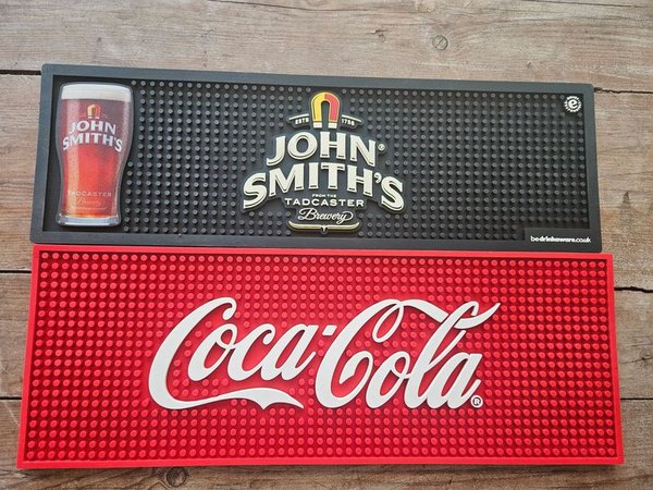Cojinetes de vasos nuevos para John Smith's y Coca Cola - imagen 2