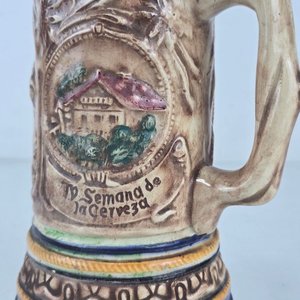 Jarra "Semana de la Cerveza Paysandú" 1969 Cerámica - imagen 4