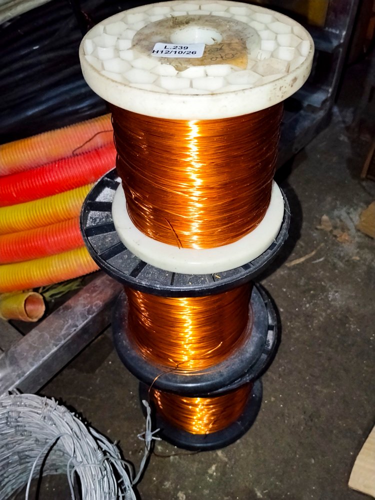 3 Bobinas de Alambre de Cobre para Electricidad