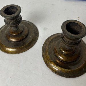 Par de Veladores de Bronce Macizo - imagen 6
