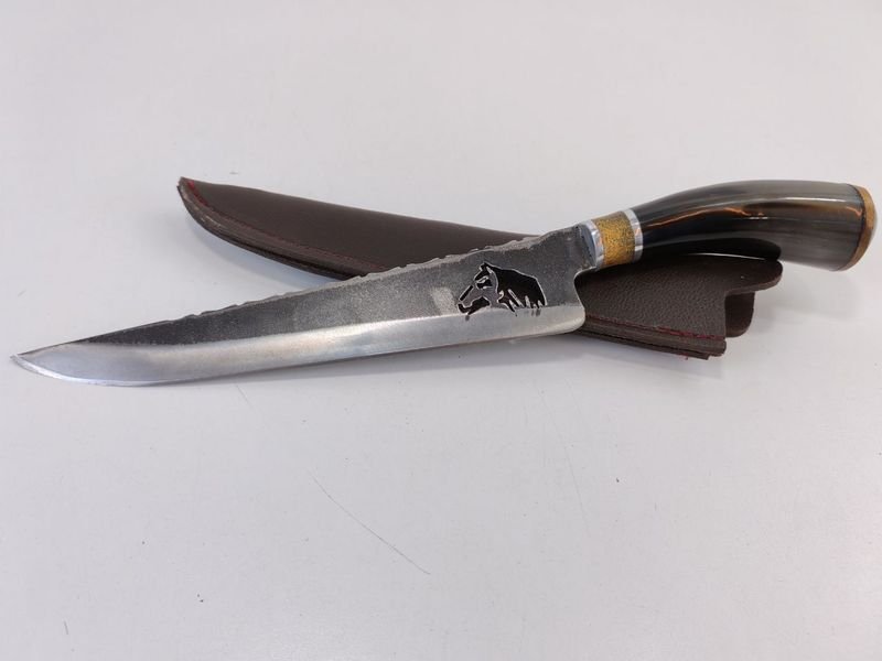 Cuchillo Criollo con Hoja de 34cm y Manija Negra - imagen 3