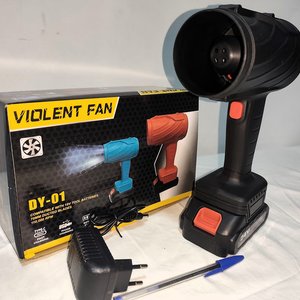 Sopladora de Aire Recargable Violent Fan DY-01 24V Lithium-Ion Nueva en Caja - imagen 3