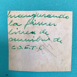 Lote de fotos históricas: Inauguración COETC 1963 y primera línea 404 - imagen 5