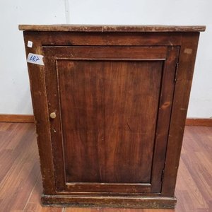 Mueble Auxiliar Bajo de Madera con Puerta y Estante Interior - imagen 2