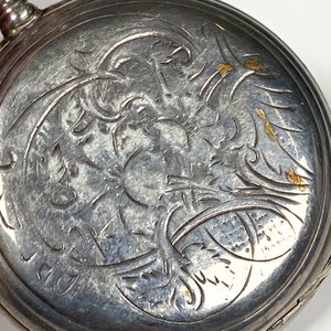 Reloj de Bolsillo Longines de Plata con Grabado - imagen 6