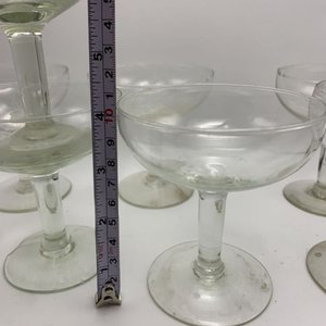 Lote de Más de 20 Copas de Champagne Vintage de Cristal - imagen 3