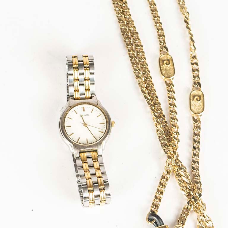 Cadena y reloj de mujer Seiko - Excelente condición - imagen 2