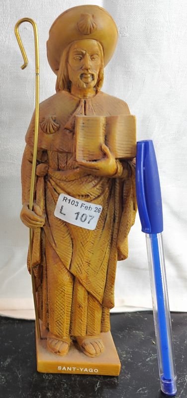 Escultura religiosa en madera de alta calidad - imagen 1