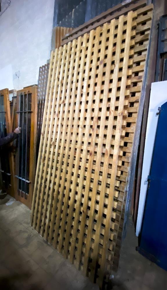 Cinco Rejillas de Madera Pino: Varias Medidas