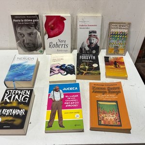Lote siguiente: Lote de Libros Variados: Stephen King, Noria Roberts, Federico Monteverde y Más