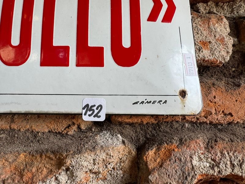 Chapa Esmaltada "El Mangrullo" - Signo de Madera con Letras - imagen 2