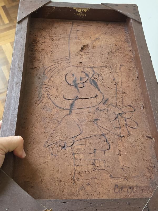Grabado en cuero náutico firmado y fechado - imagen 4