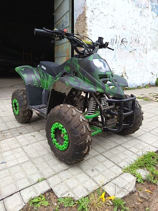 Cuatriciclo Infantil 50cc Camuflado Verde