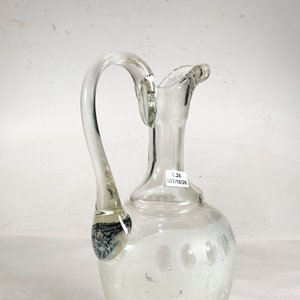 Jarra de Cristal Tallado al Ácido con Asa Curva - imagen 3