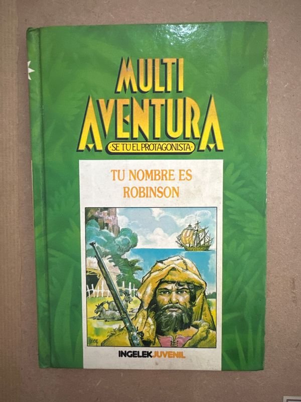 Libro "Tu Nombre es Robinson" Multi Aventura Ingeleck Juvenil