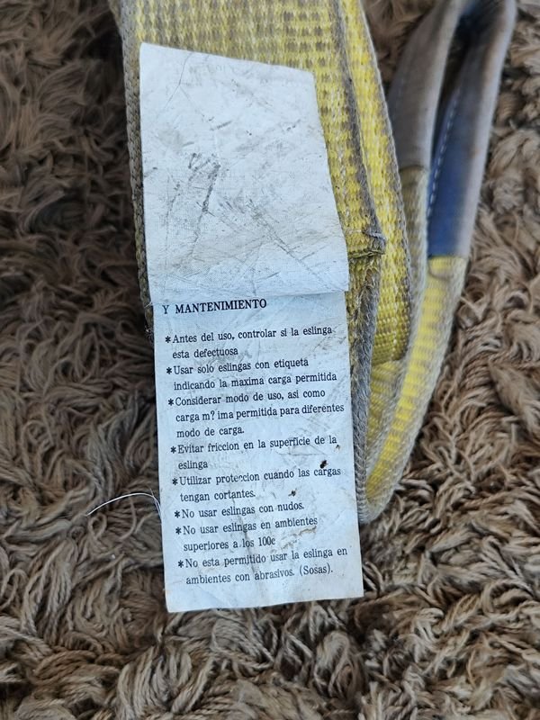Linga para guinche de hasta 3000 kg de levante, SAMSON, excelente estado - imagen 4