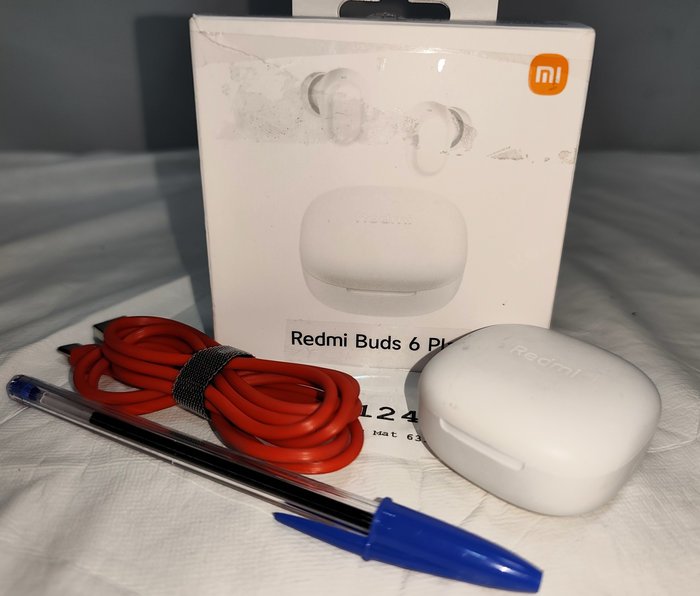 Auriculares Xiaomi Redmi Buds 6 Play Blancos Inalámbricos Bluetooth