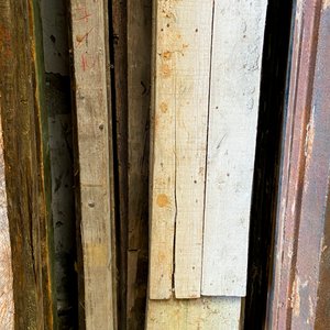 Seis Tirantes de Madera Usados con Polillas y Detalles (2.5 a 4m) - imagen 5