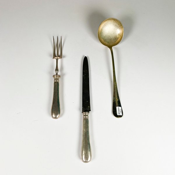 Tres piezas de plata para mesa - imagen 1