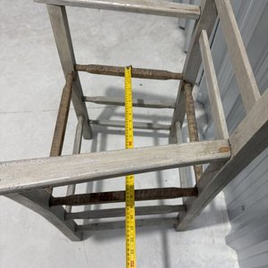 Par de Sillas Altas Rústicas para Restaurar - imagen 6