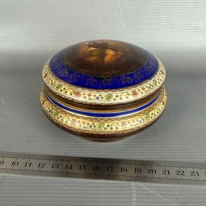 Bombonera / Alhajero de Porcelana "Viejo Viena" Checoslovaco - imagen 14