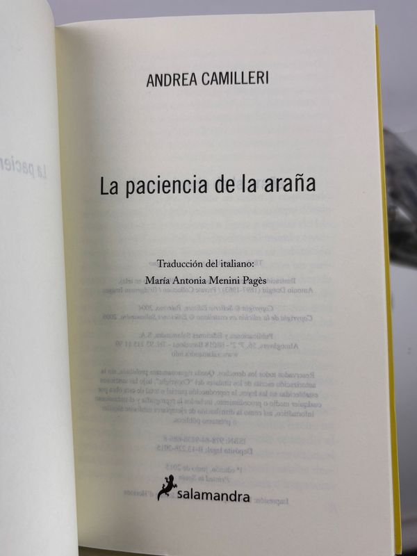 Tres libros de Andrea Camilleri editorial Salamandra - imagen 9