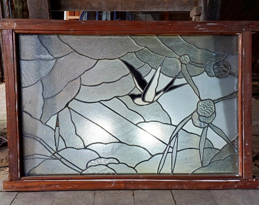 Lote anterior: Vitraux Art Deco con marco de madera